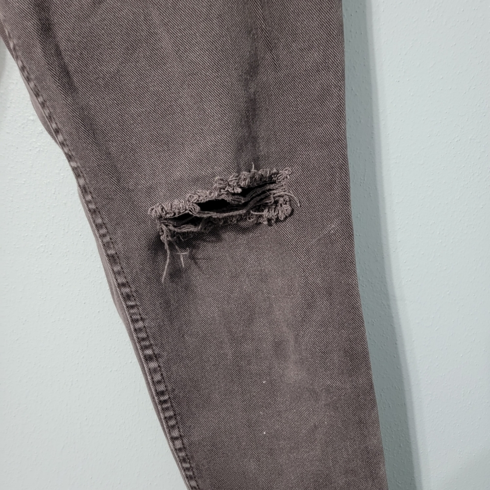82. S LEE Vintage Limited Black Jeans Distressed Fitted Yoke - Picture 4 of 8